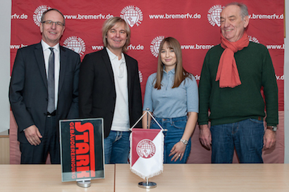 14.02.2017, Vertragsunterzeichnung Bremen-Liga Sponsoring